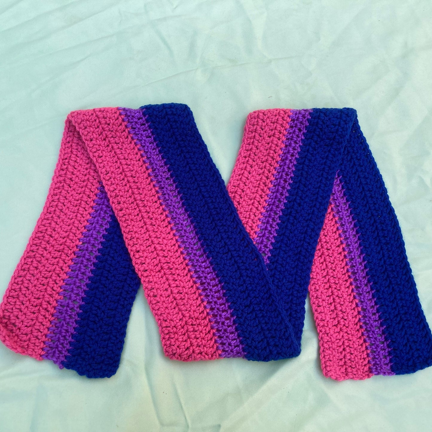 Bi pride scarf