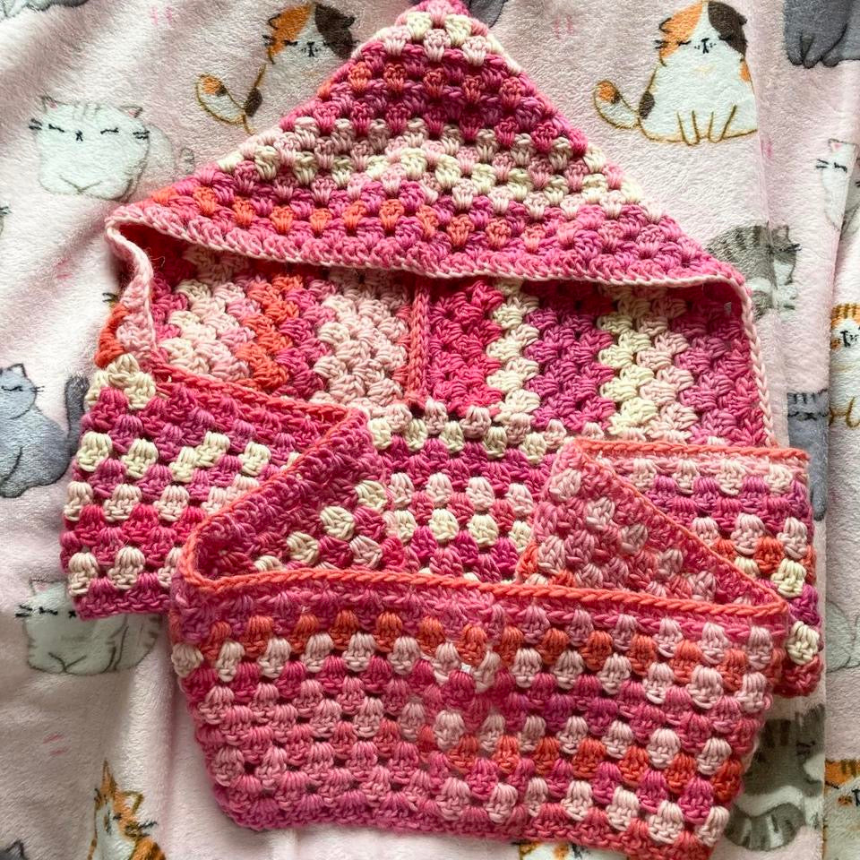 Lesbian pride hooded cowl