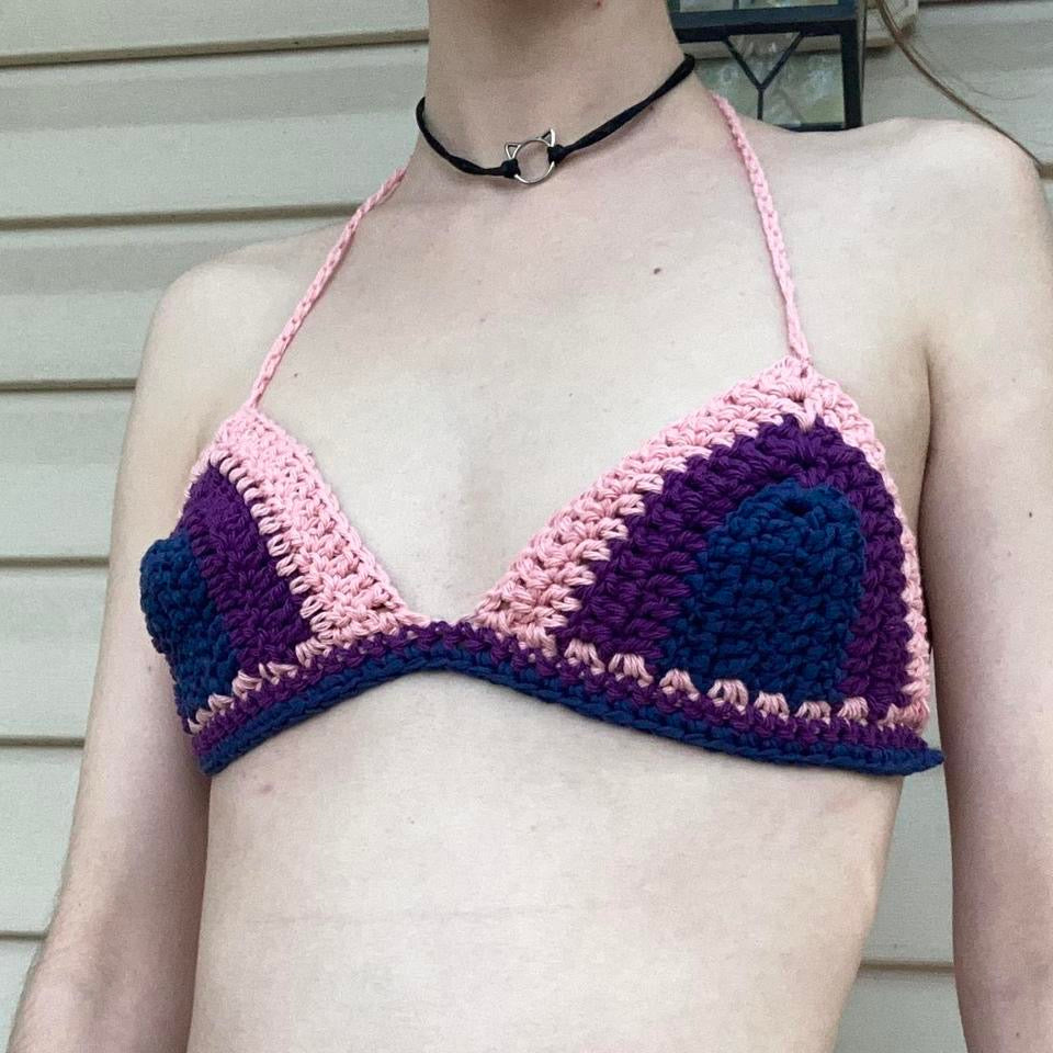Bi pride bralette