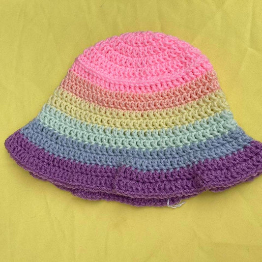 Pastel Rainbow bucket hat