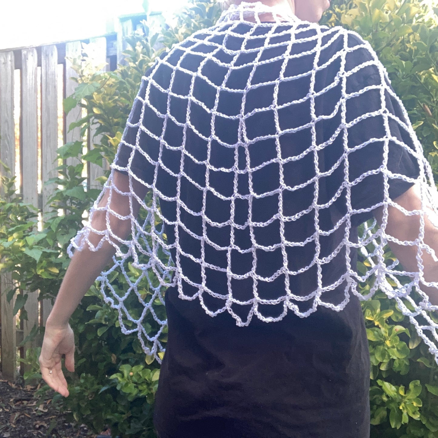 Spiderweb capelet