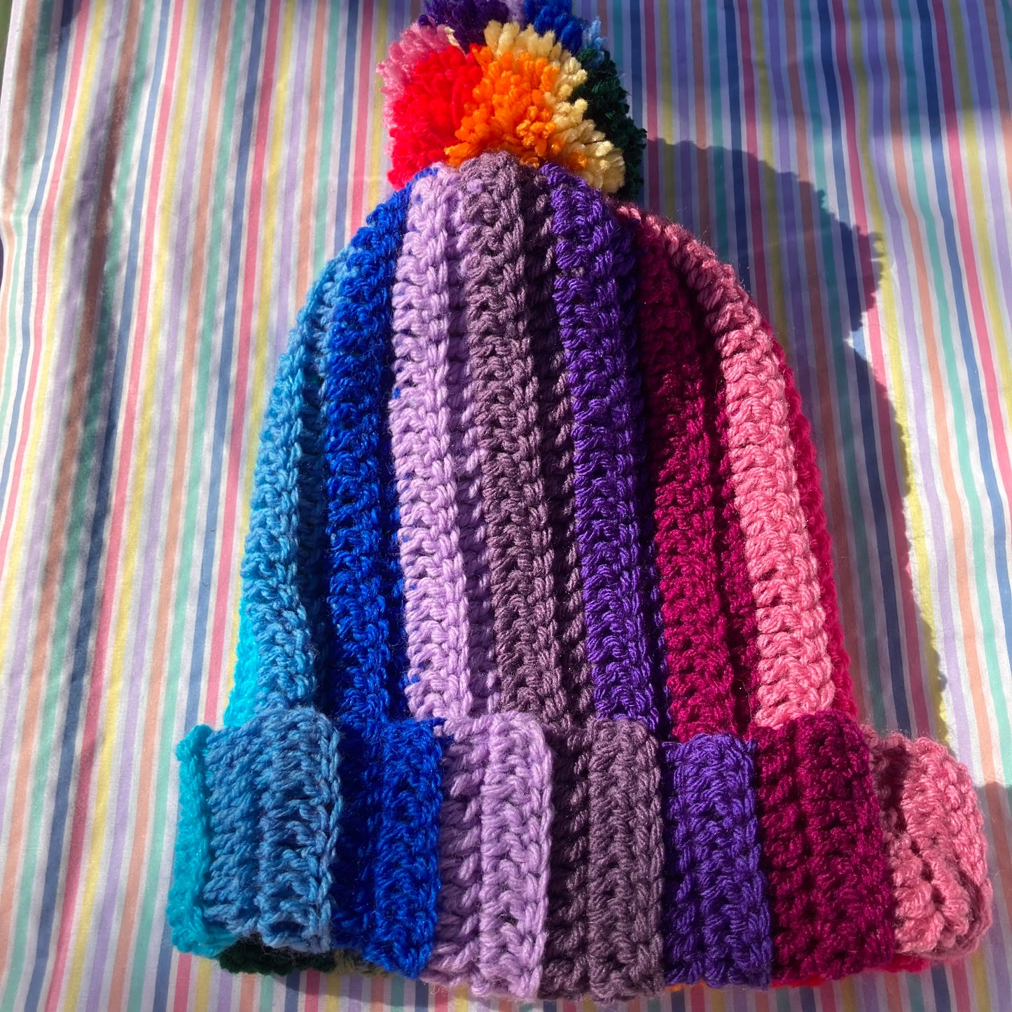 Rainbow Beanie