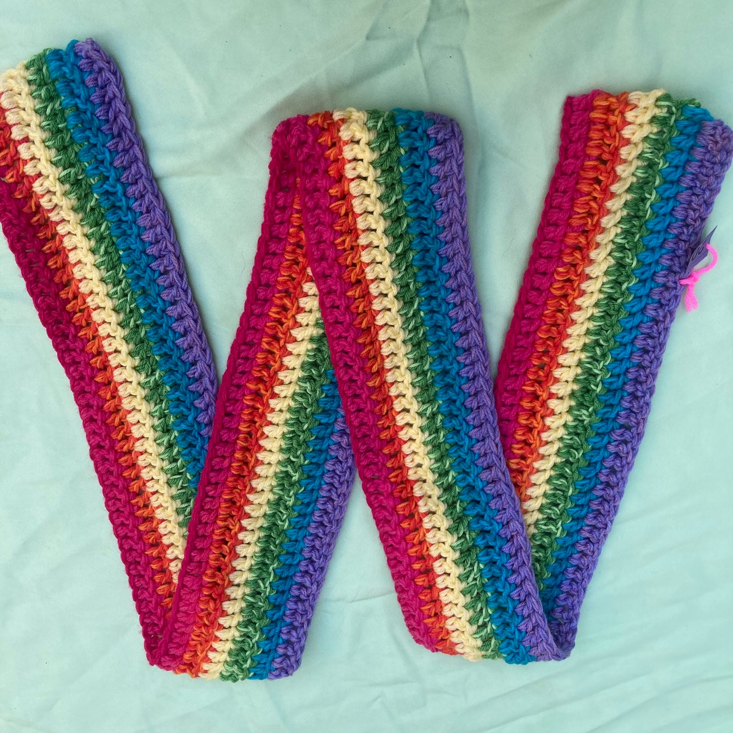 Rainbow scarf