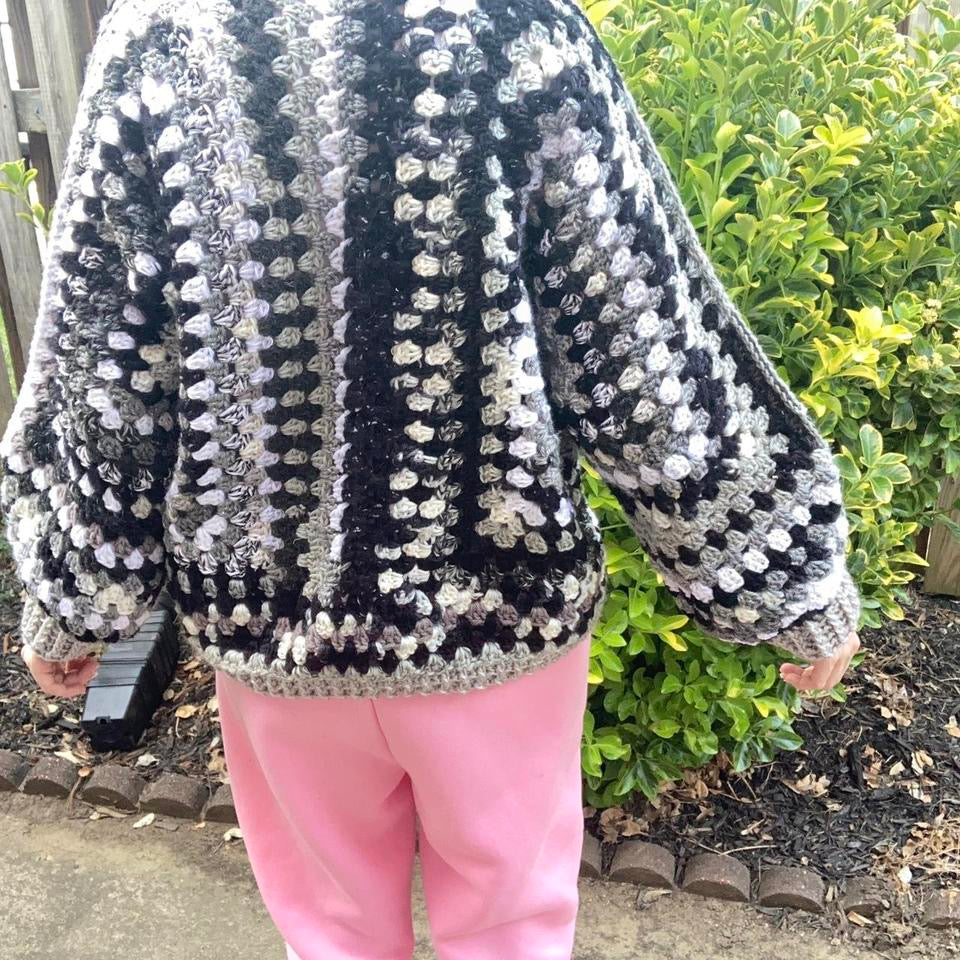 Black and White Cardigan