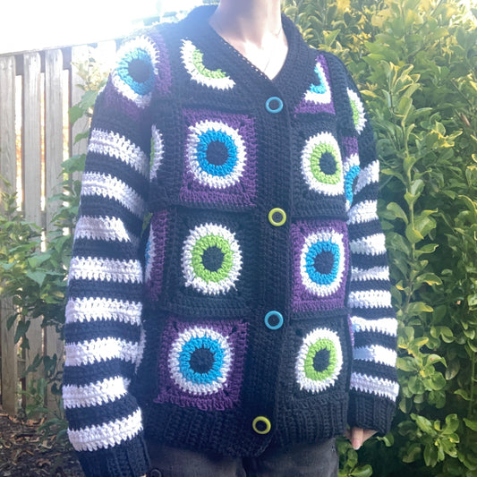 Halloween eyeball Cardigan