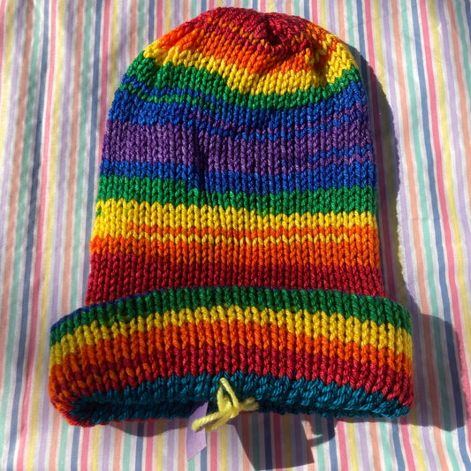 Gay pride beanie