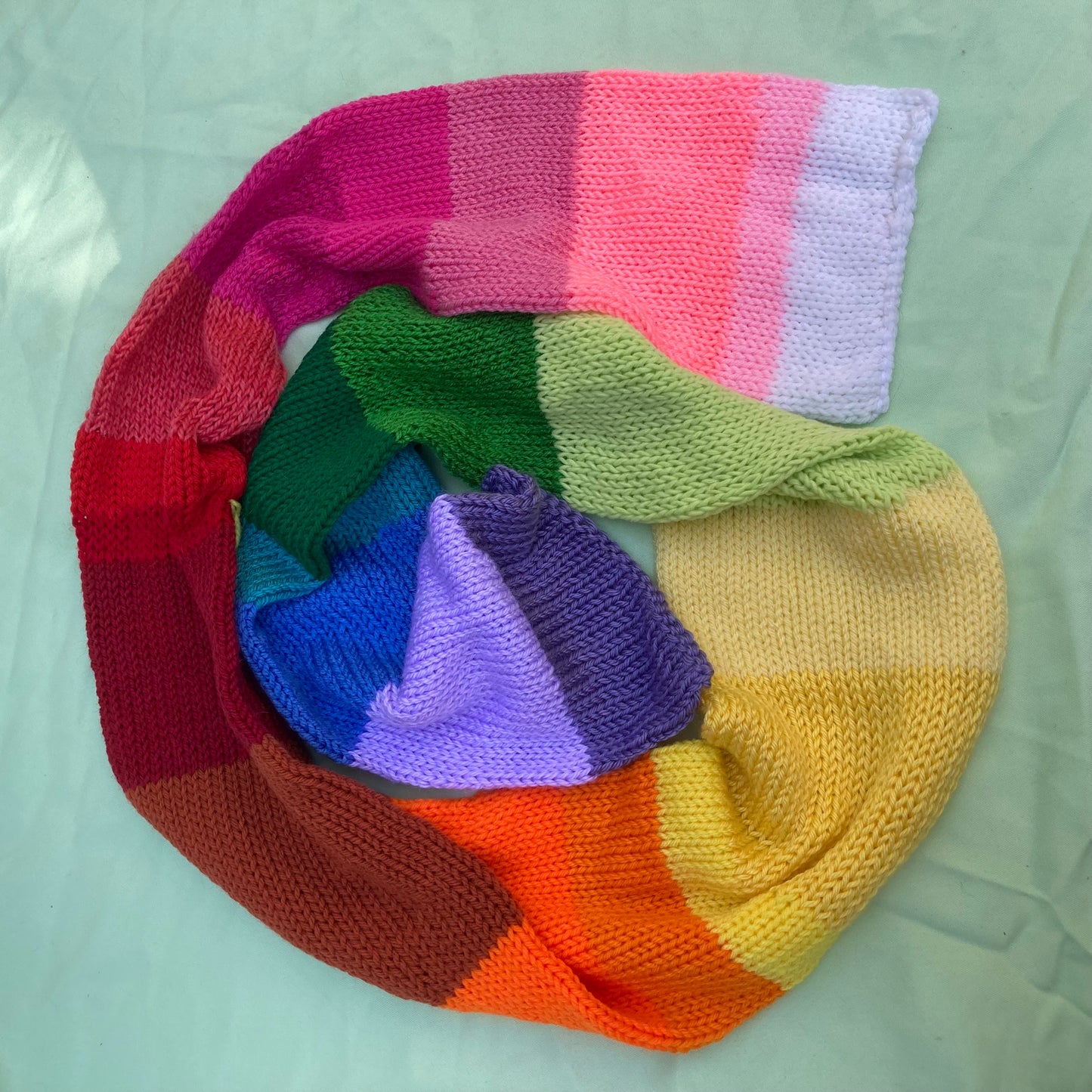 Rainbow scarf