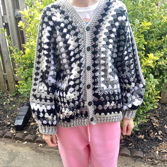 Black and White Cardigan