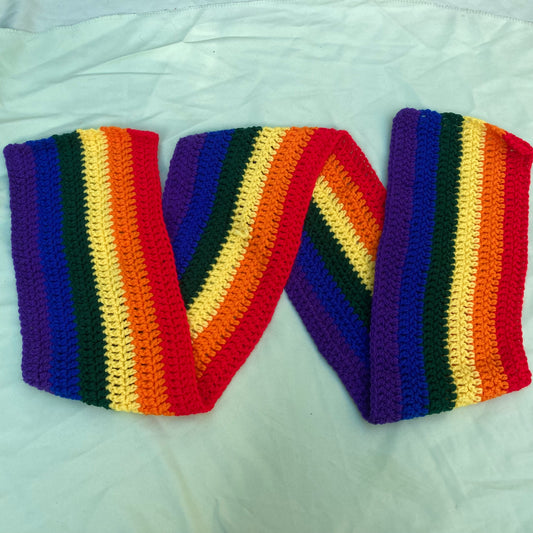 Gay pride Rainbow scarf