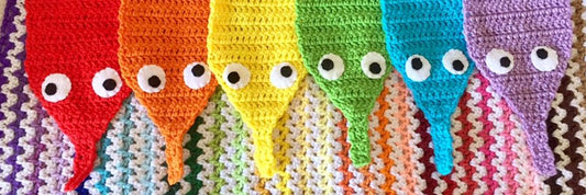 Worm on a string scarf (solid color)